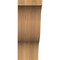 Ekena Millwork 6"W x 16"D x 16"H Funston Rough Sawn Knee Brace, Western Red Cedar BRC06X16X16FST00RWR - alternate 4